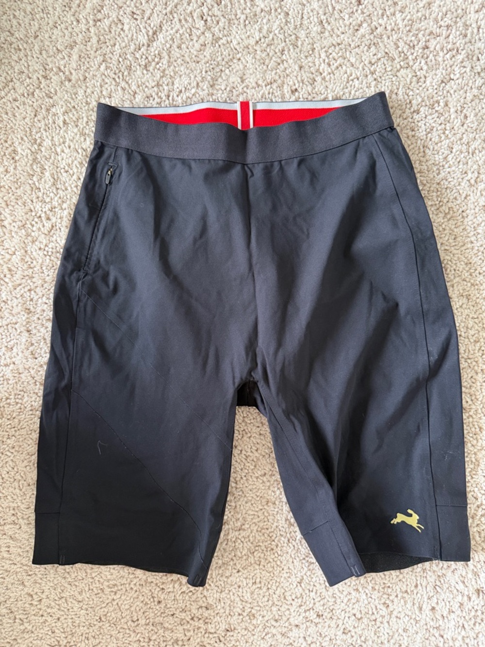 Tracksmith Men’s Allston Half Tights Medium Black